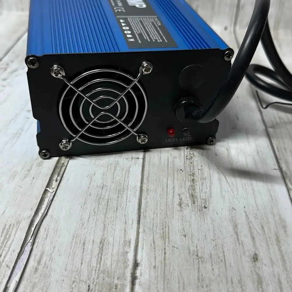 Abakoo 48V 15A Golf Cart Battery Charger Power Supply for Ez-Go RXV Plug 3 Prong